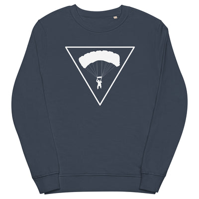 Dreieck und Paragleiten - Unisex Premium Organic Sweatshirt berge xxx yyy zzz French Navy