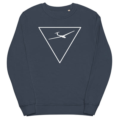 Dreieck und Segelflugzeug - Unisex Premium Organic Sweatshirt berge xxx yyy zzz French Navy