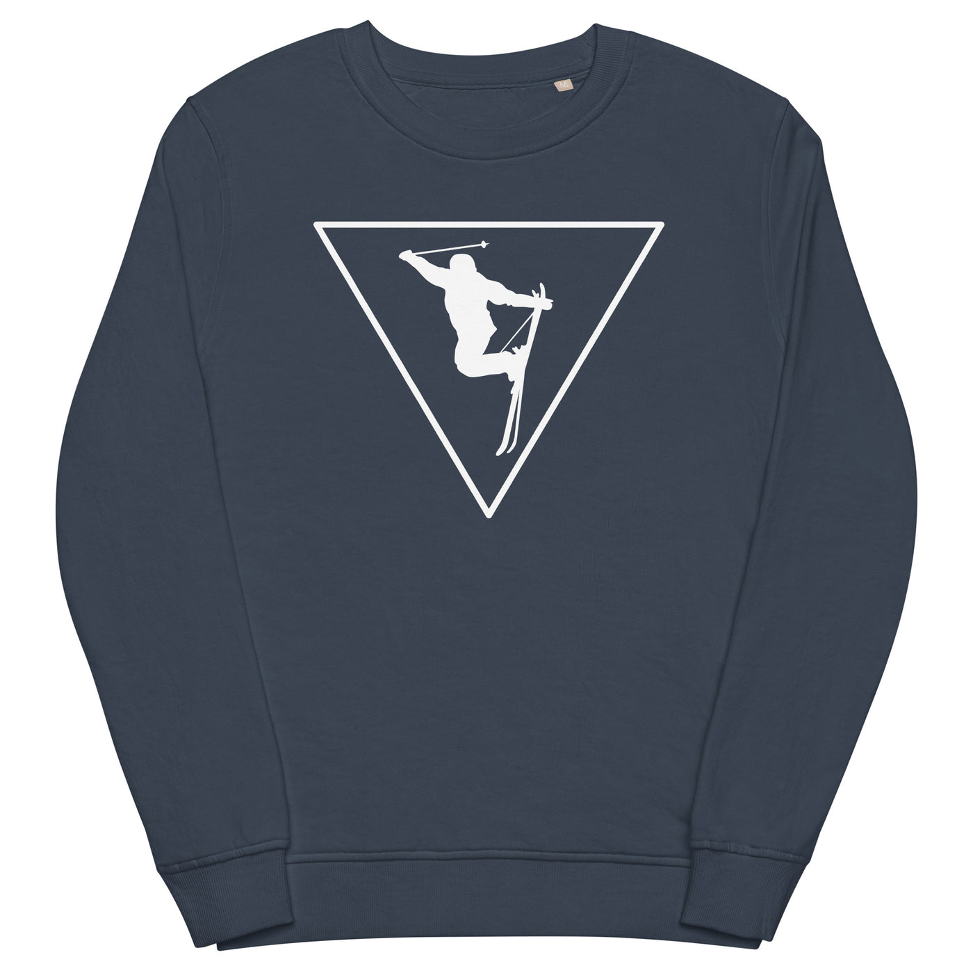 Dreieck und Skifahren - Unisex Premium Organic Sweatshirt klettern ski xxx yyy zzz French Navy