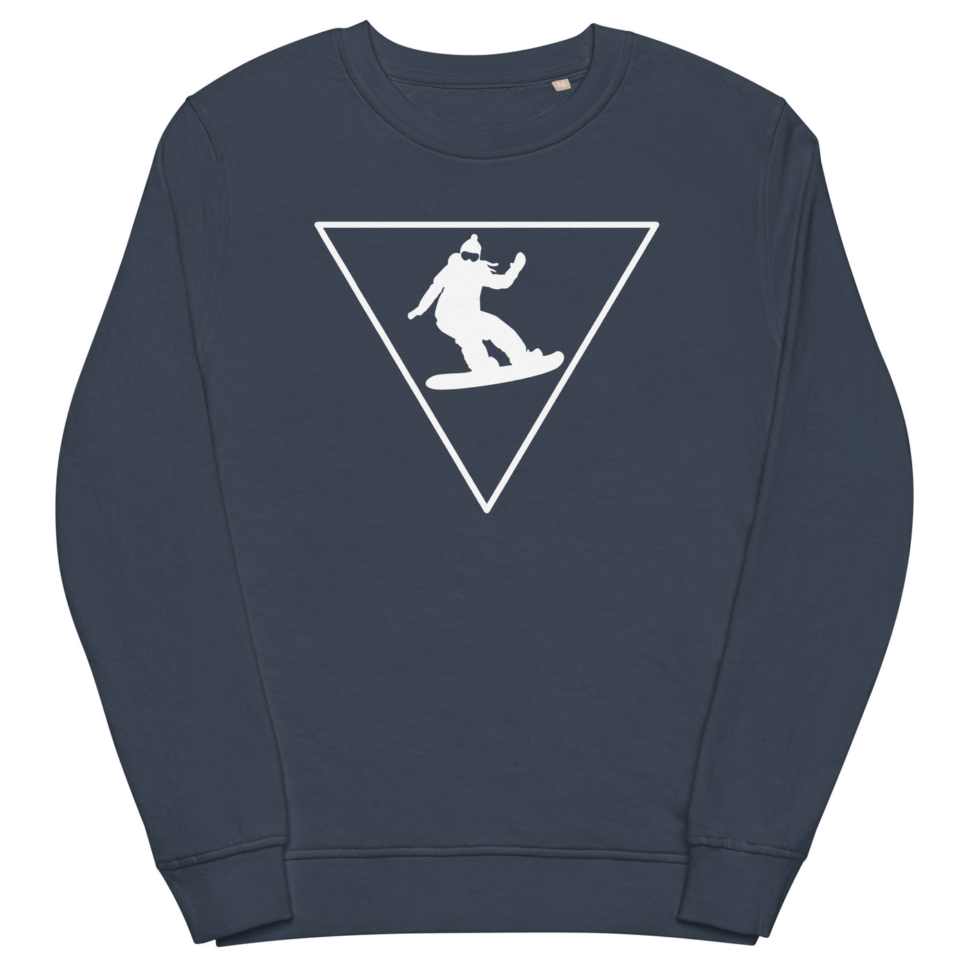 Dreieck_und_Snowboarding_-_(SN) - Unisex Organic Sweatshirt | SOL'S 03574 xxx yyy zzz French Navy