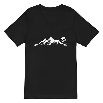 Mountain - Mountainbike - Herren V-Neck Shirt mountainbike