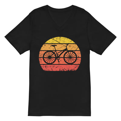 Vintage Sun and Cycling - Herren V-Neck Shirt fahrrad 2XL
