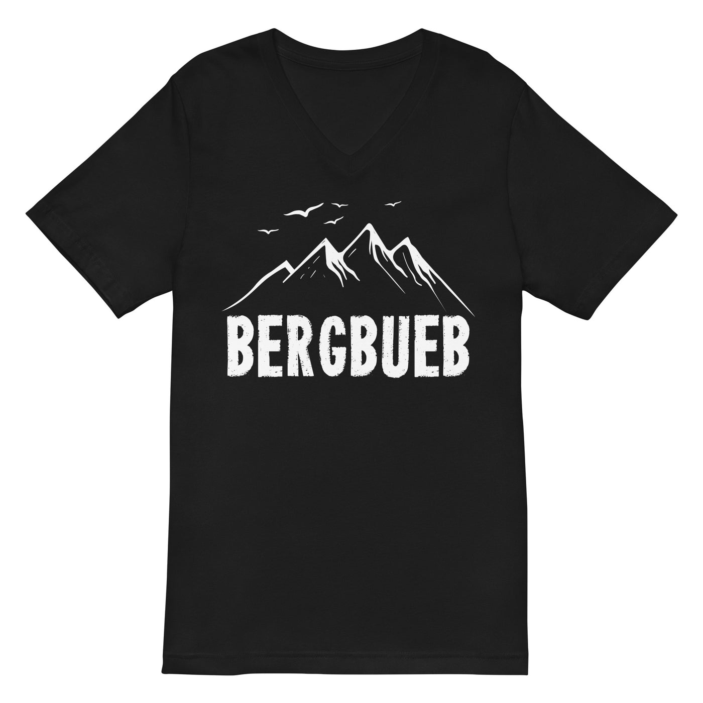 Bergbueb - Herren V-Neck Shirt berge 2XL