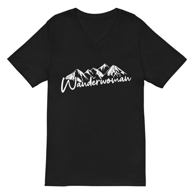 Wanderwoman - Herren V-Neck Shirt berge wandern 2XL