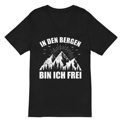 In Den Bergen Bin Ich Frei - Herren V-Neck Shirt berge xxx yyy zzz Default Title