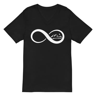Infinity and Mountain - Herren V-Neck Shirt berge xxx yyy zzz Default Title