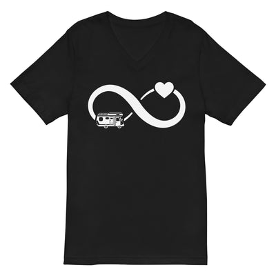 Infinity Heart and Camping - Herren V-Neck Shirt camping xxx yyy zzz Default Title