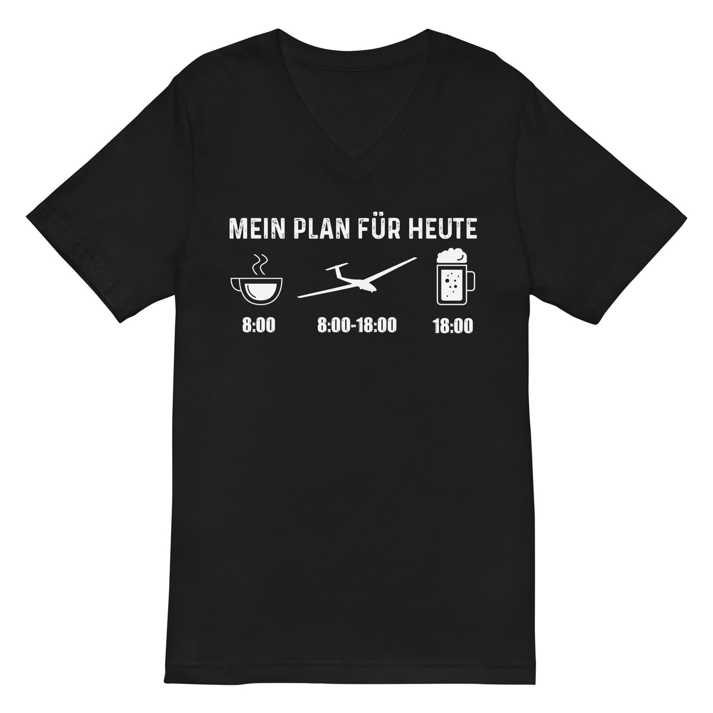 Mein Plan Für Heute - Herren V-Neck Shirt berge xxx yyy zzz