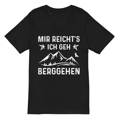 Mir Reicht's Ich Gen Berggehen - Herren V-Neck Shirt berge xxx yyy zzz