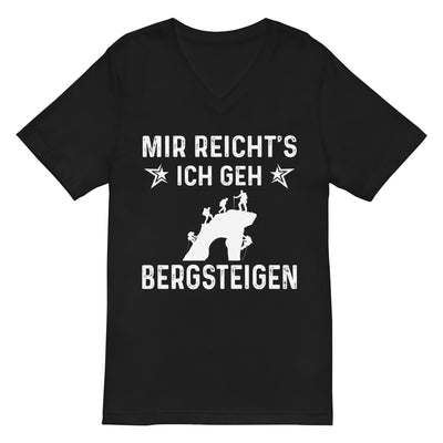 Mir Reicht's Ich Gen Bergsteigen - Herren V-Neck Shirt klettern xxx yyy zzz