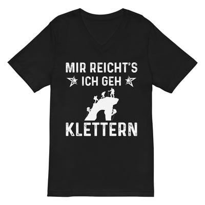 Mir Reicht's Ich Gen Klettern - Herren V-Neck Shirt klettern xxx yyy zzz 2XL