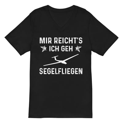 Mir Reicht's Ich Gen Segelfliegen - Herren V-Neck Shirt berge xxx yyy zzz 2XL