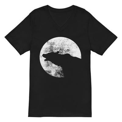 Moon - Bear - Herren V-Neck Shirt camping xxx yyy zzz