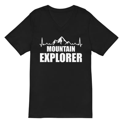 Berge Explorer 1 - Herren V-Neck Shirt berge xxx yyy zzz 2XL