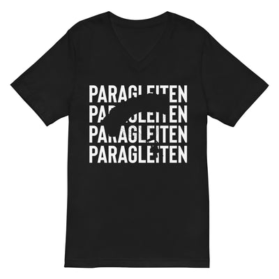 Paragleiten - Herren V-Neck Shirt berge xxx yyy zzz 2XL