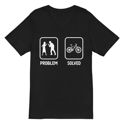Problem Solved - E-Bike - Herren V-Neck Shirt e-bike xxx yyy zzz 2XL