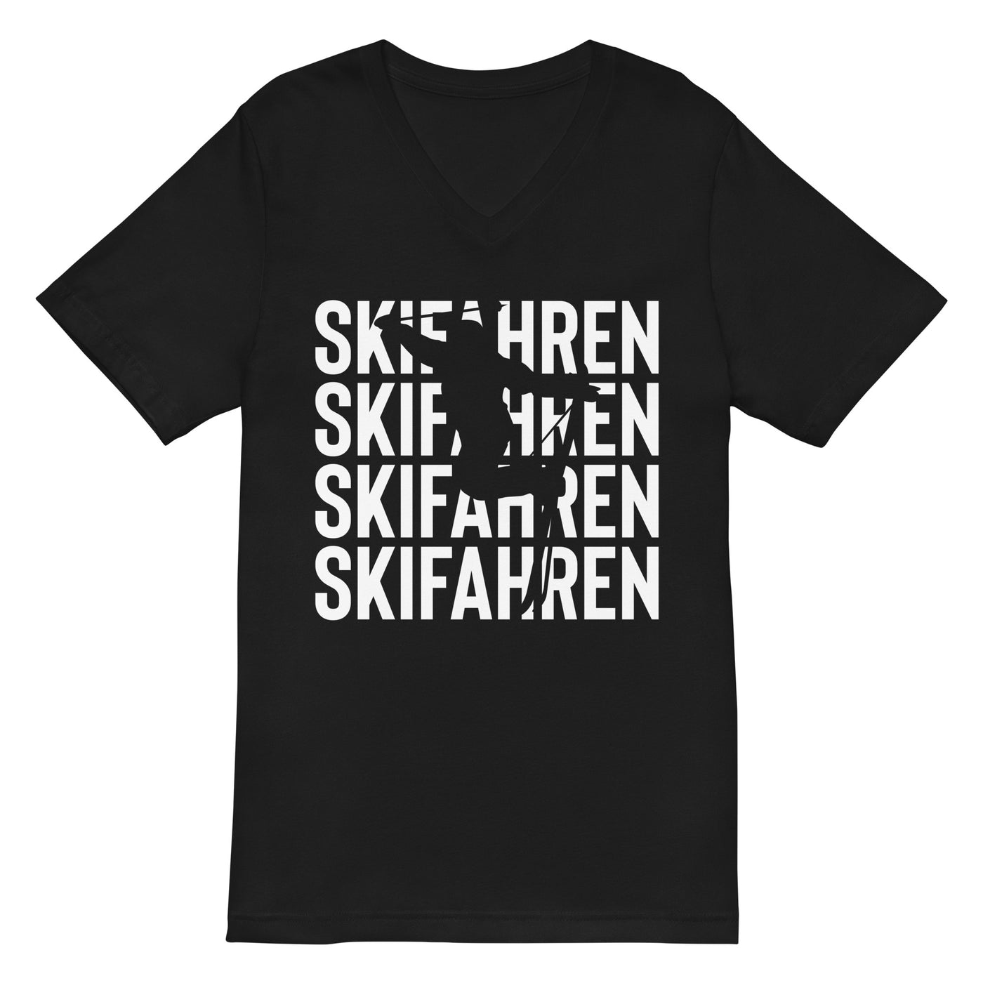 Skifahren - Herren V-Neck Shirt klettern ski xxx yyy zzz 2XL