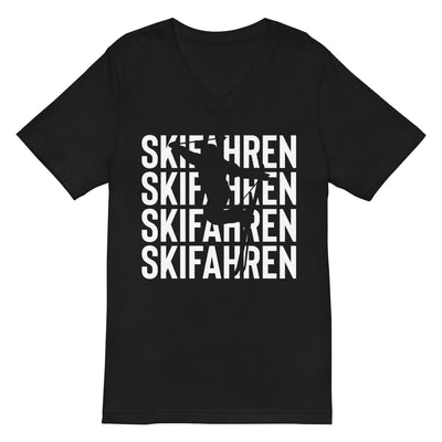 Skifahren - Herren V-Neck Shirt klettern ski xxx yyy zzz 2XL