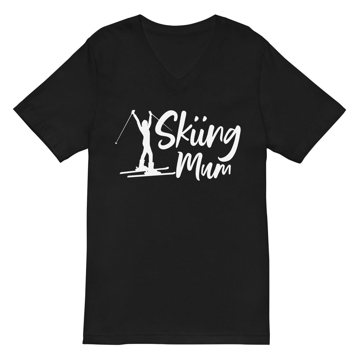 Skifahren Mum - Herren V-Neck Shirt klettern ski xxx yyy zzz 2XL