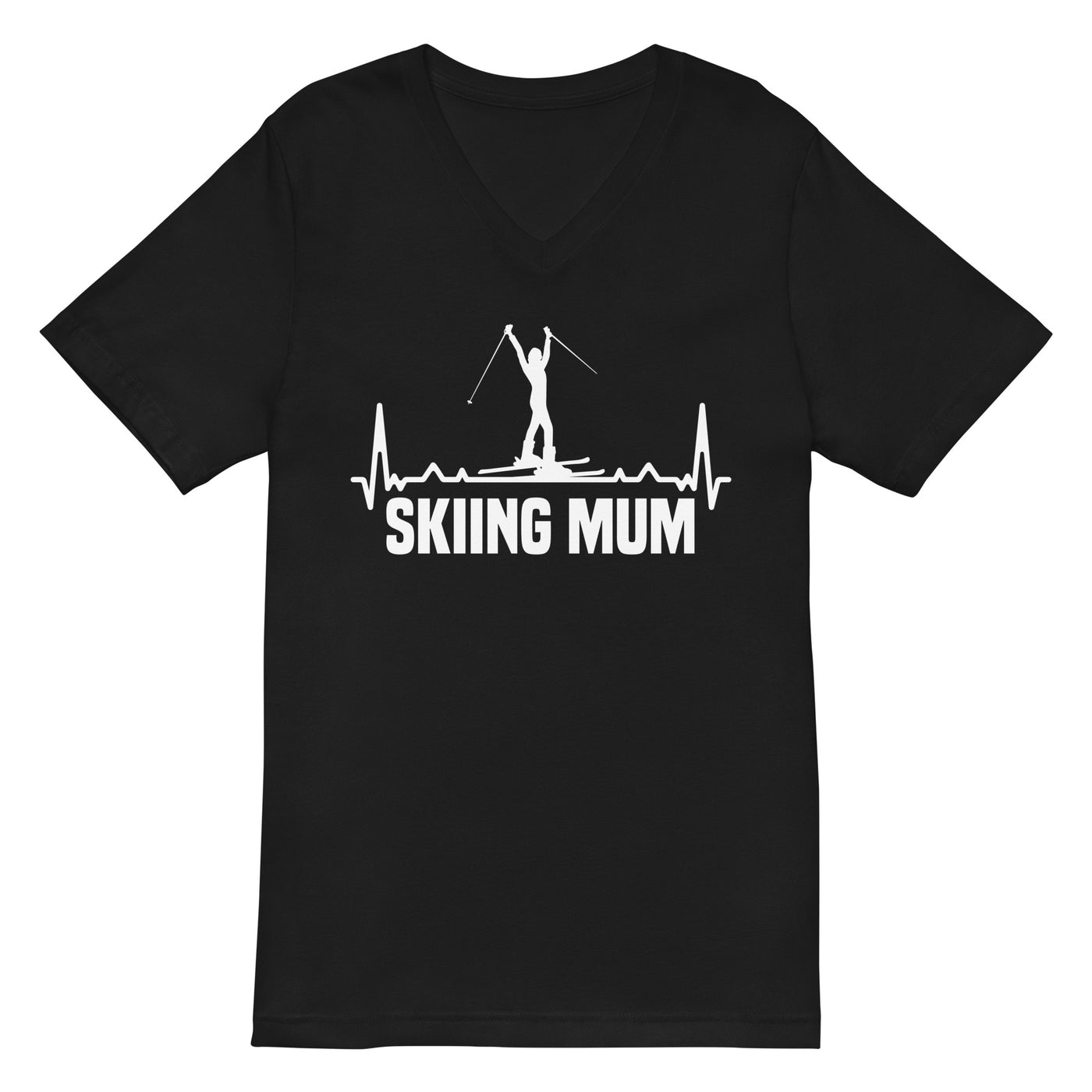 Skifahren Mum 1 - Herren V-Neck Shirt klettern ski xxx yyy zzz 2XL