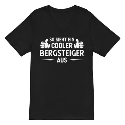 So Sieht Ein Cooler Bergsteiger Aus - Herren V-Neck Shirt klettern xxx yyy zzz 2XL