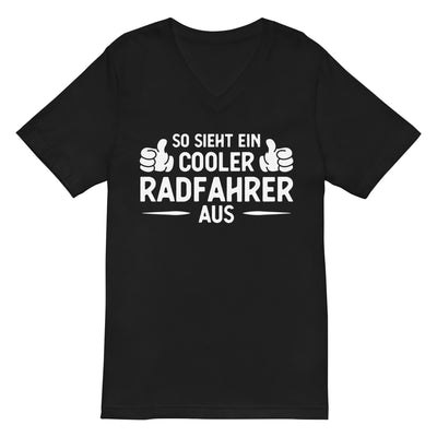 So Sieht Ein Cooler Radfahrer Aus - Herren V-Neck Shirt fahrrad xxx yyy zzz 2XL