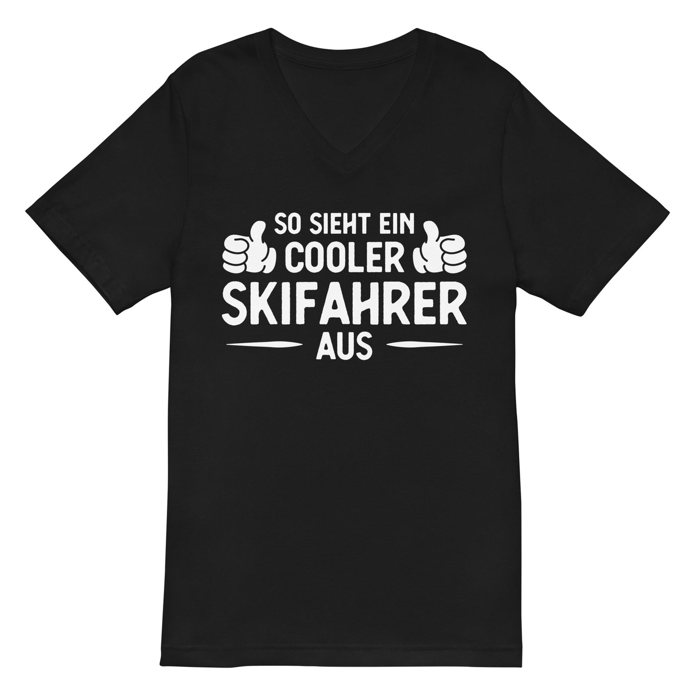 So Sieht Ein Cooler Skifahrer Aus - Herren V-Neck Shirt klettern ski xxx yyy zzz 2XL