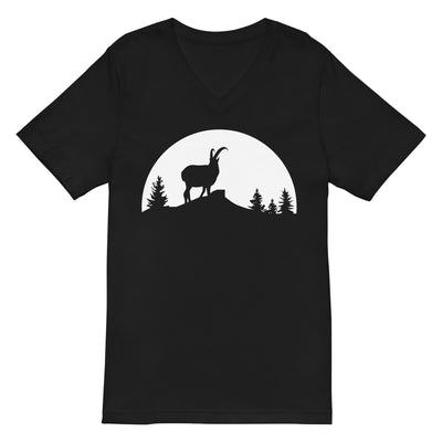 Sonne - Goat - Herren V-Neck Shirt berge xxx yyy zzz 2XL