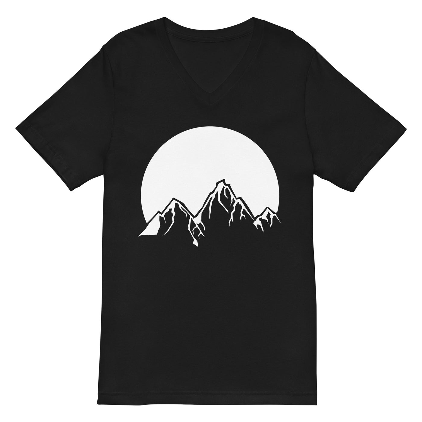 Sonne_-_Berge_-_(B) - Unisex V-Neck Tee | Bella + Canvas 3005 xxx yyy zzz 2XL