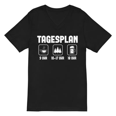 Tagesplan_3_-_(C) - Unisex V-Neck Tee | Bella + Canvas 3005 xxx yyy zzz 2XL