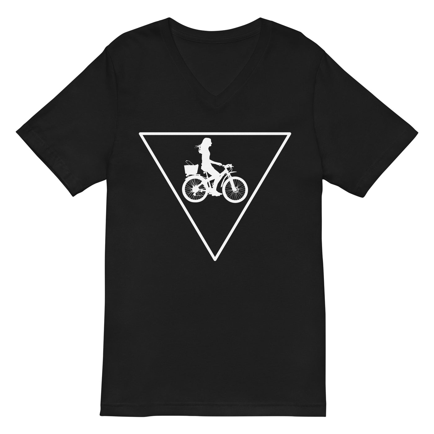 Dreieck und Radfahren - - Herren V-Neck Shirt fahrrad xxx yyy zzz 2XL