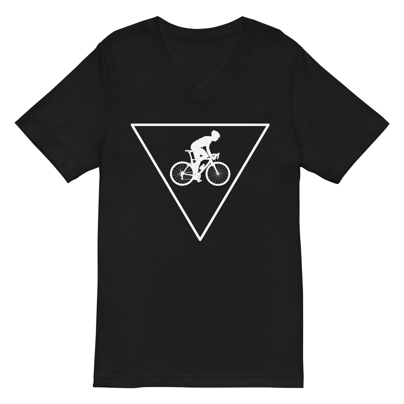 Dreieck und Radfahren - (F) - Herren V-Neck Shirt fahrrad xxx yyy zzz 2XL