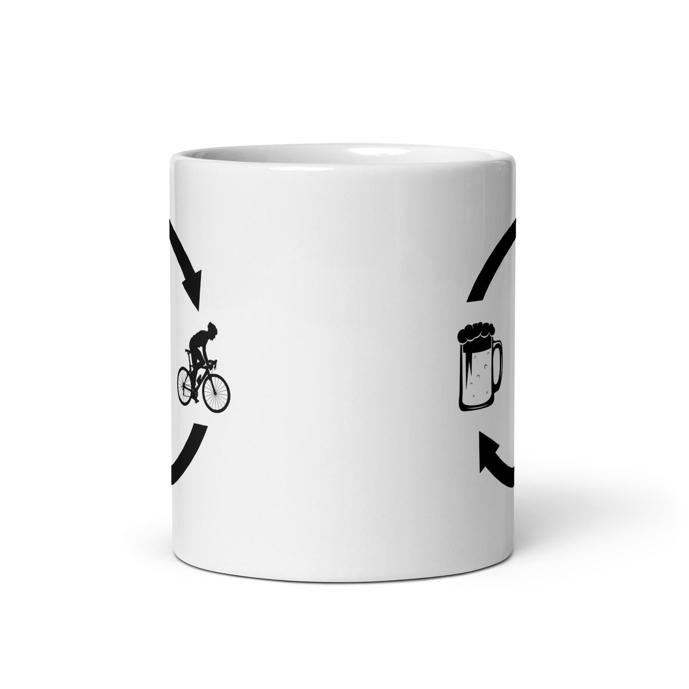 Beer Loading Arrows And Cycling 1 - Tasse fahrrad
