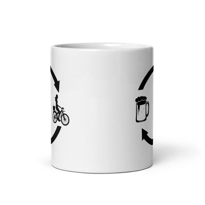 Beer Loading Arrows And Cycling 2 - Tasse fahrrad