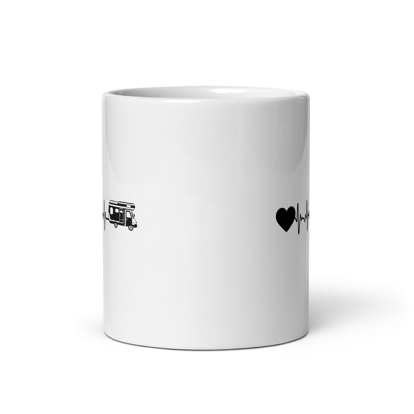 Heartbeat Heart And Camping - Tasse camping