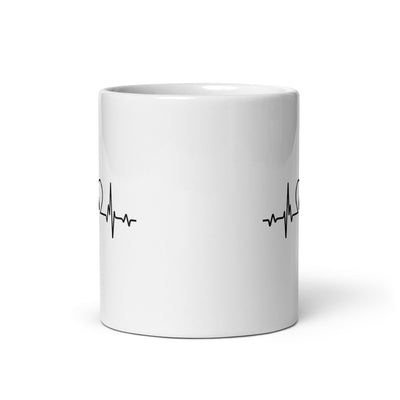 Heartbeat Heart And Tree - Tasse camping
