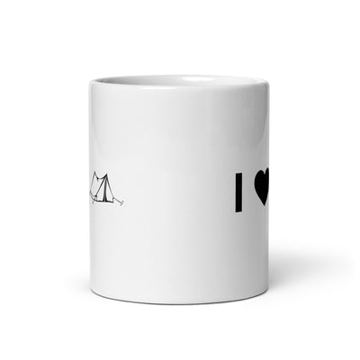 I Heart And Camping Tent - Tasse camping
