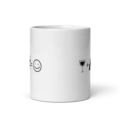 Wine Smile Face And Climbing - Tasse klettern