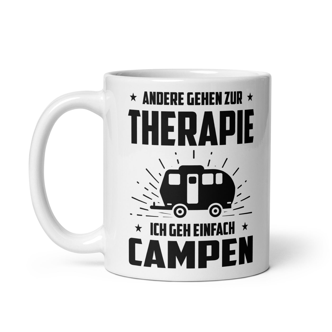 Andere Gehen Zur Therapie Ich Gen Einfach Campen - Tasse camping 11oz