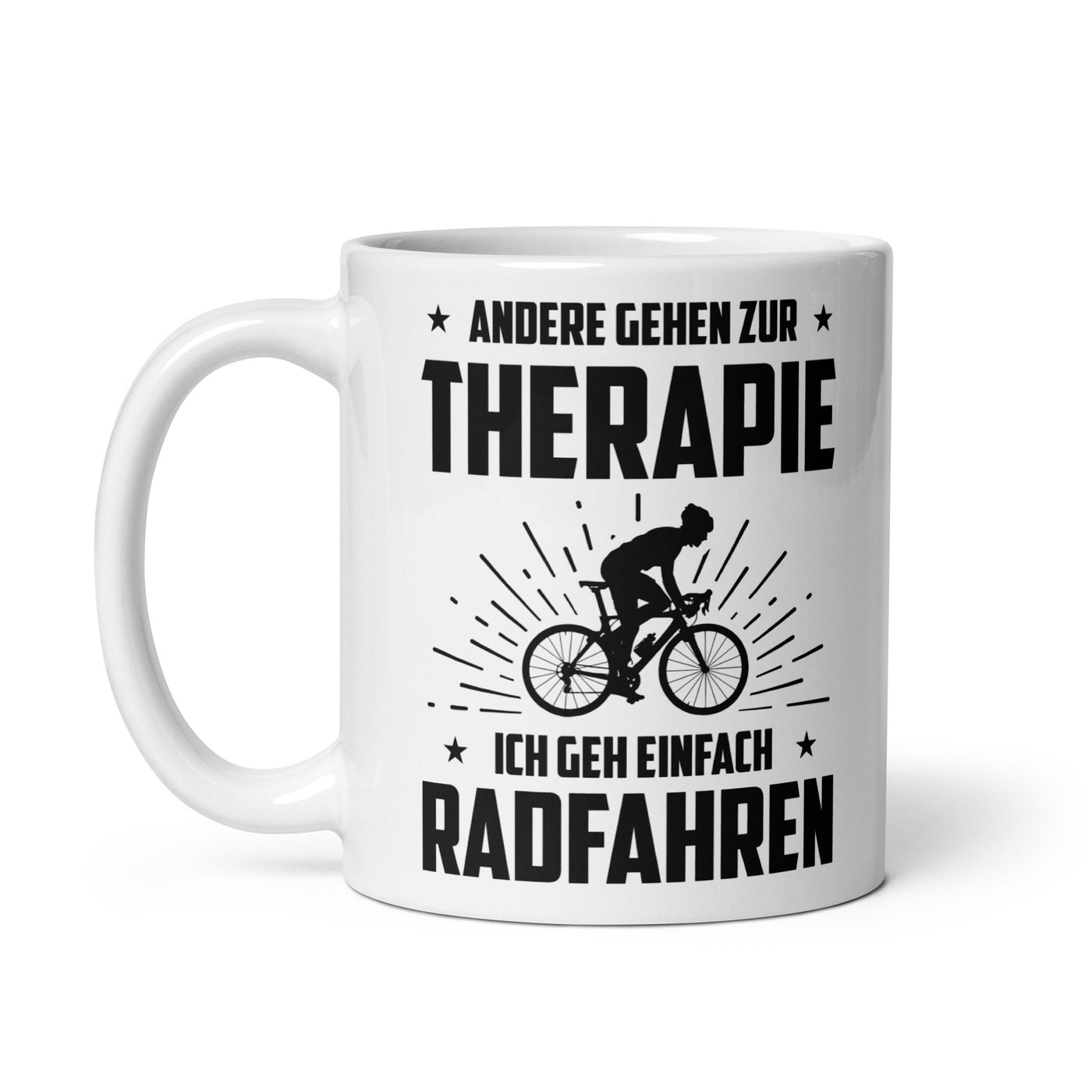 Andere Gehen Zur Therapie Ich Gen Einfach Radfahren - Tasse fahrrad 11oz