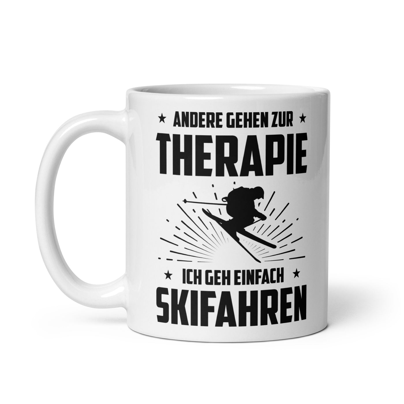 Andere Gehen Zur Therapie Ich Gen Einfach Skifahren - Tasse ski 11oz