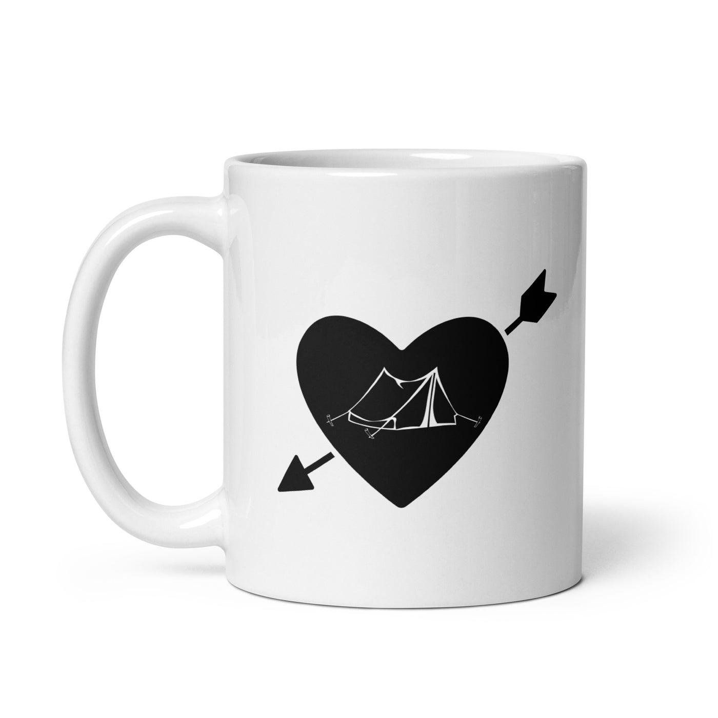 Arrow Heart And Camping 1 - Tasse camping 11oz