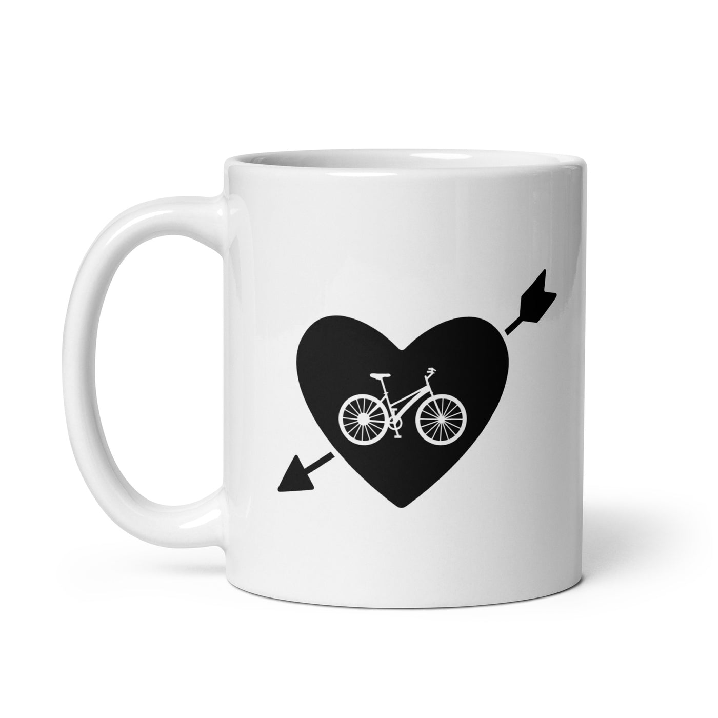 Arrow Heart And Cycling - Tasse fahrrad 11oz