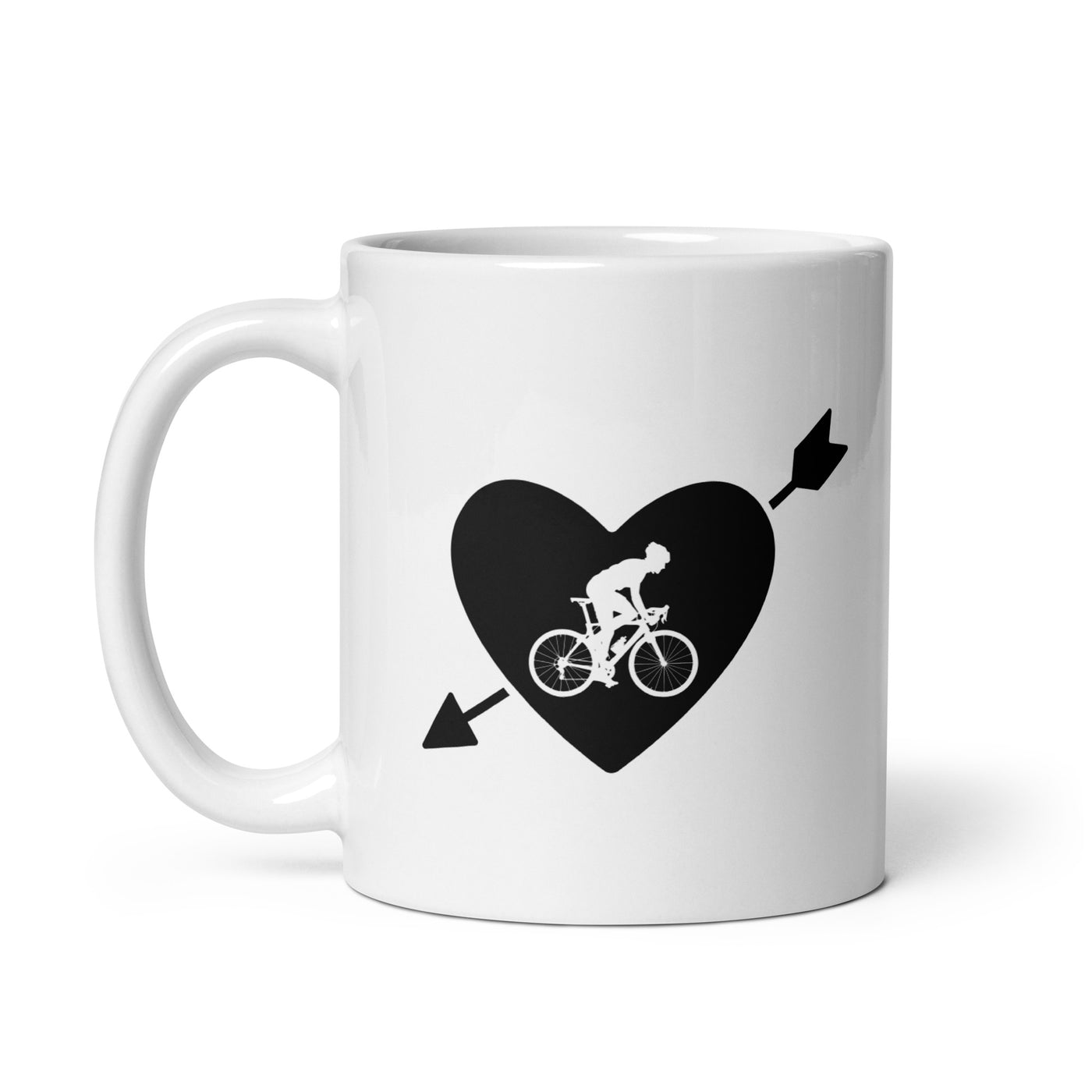 Arrow Heart And Cycling 1 - Tasse fahrrad 11oz