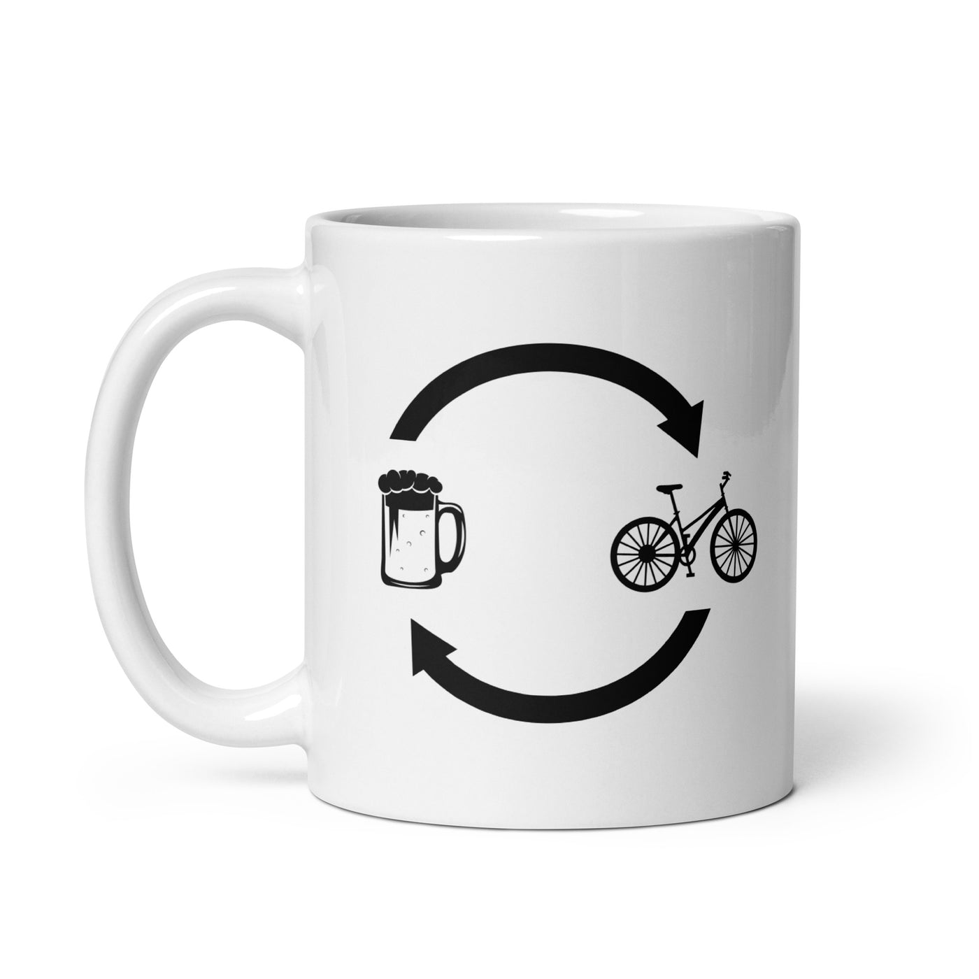 Beer Loading Arrows And Cycling - Tasse fahrrad 11oz