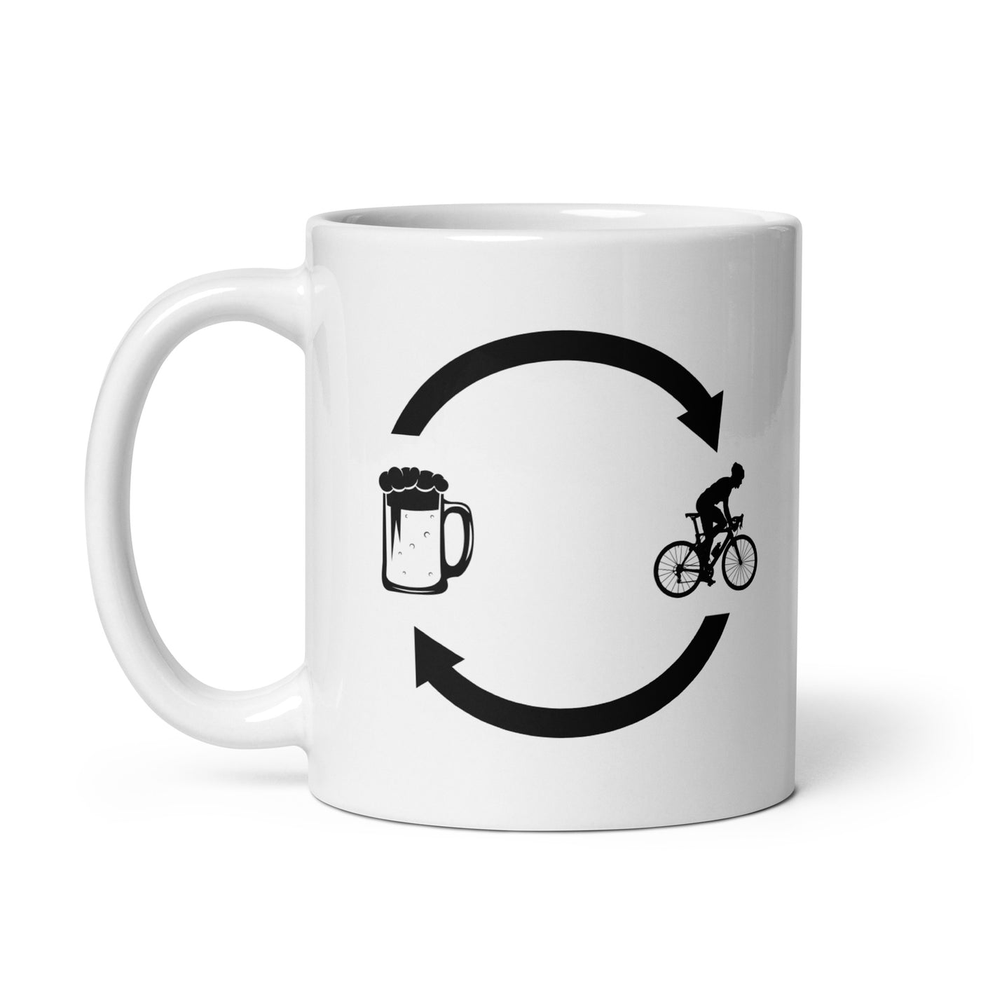 Beer Loading Arrows And Cycling 1 - Tasse fahrrad 11oz