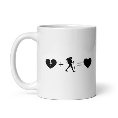 Broken Heart Heart And Hiking 1 - Tasse wandern 11oz