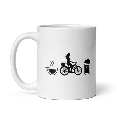 Coffee Beer And Cycling - Tasse fahrrad 11oz