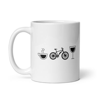 Coffee Wine And Ebike - Tasse e-bike 11oz