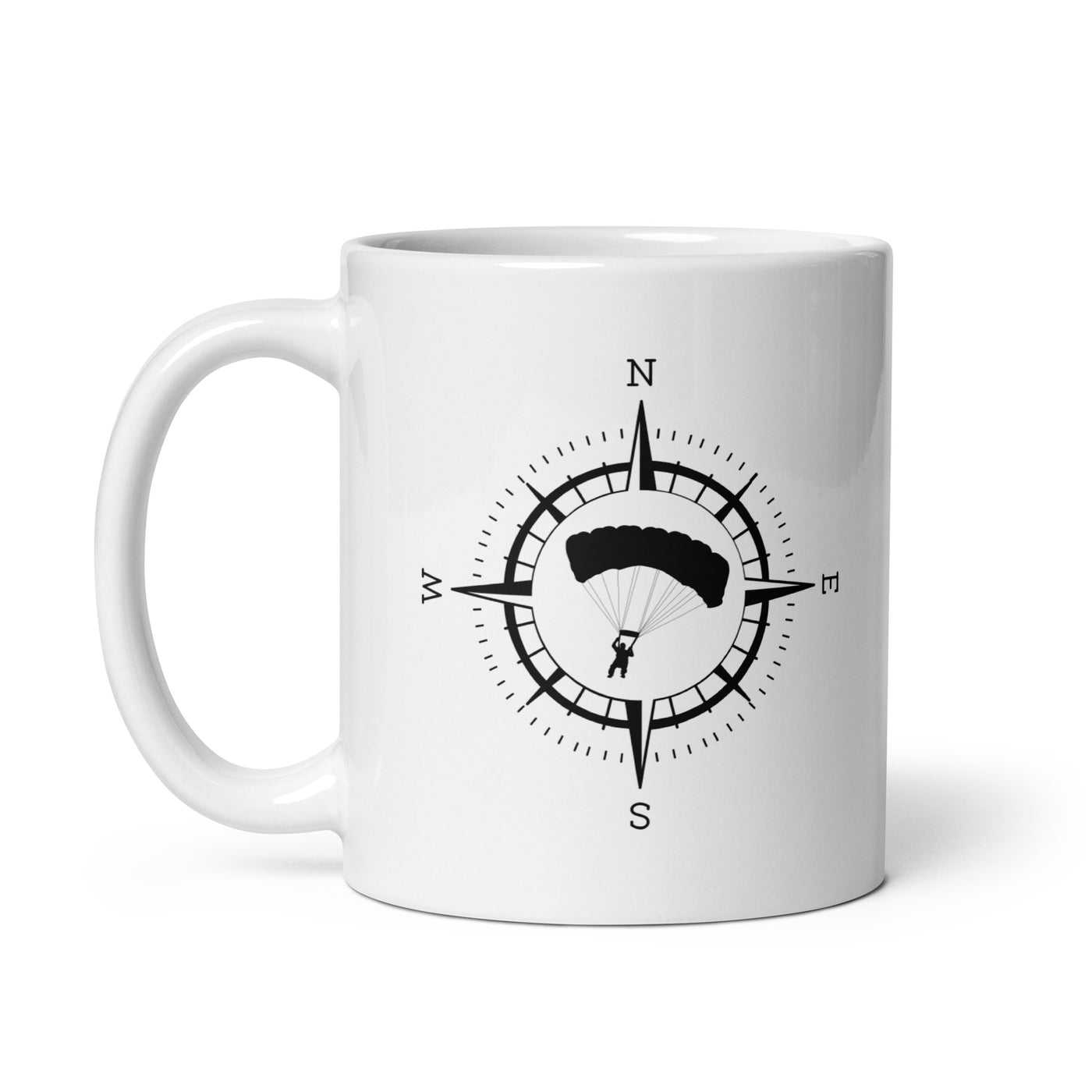 Compass And Paragliding - Tasse berge 11oz